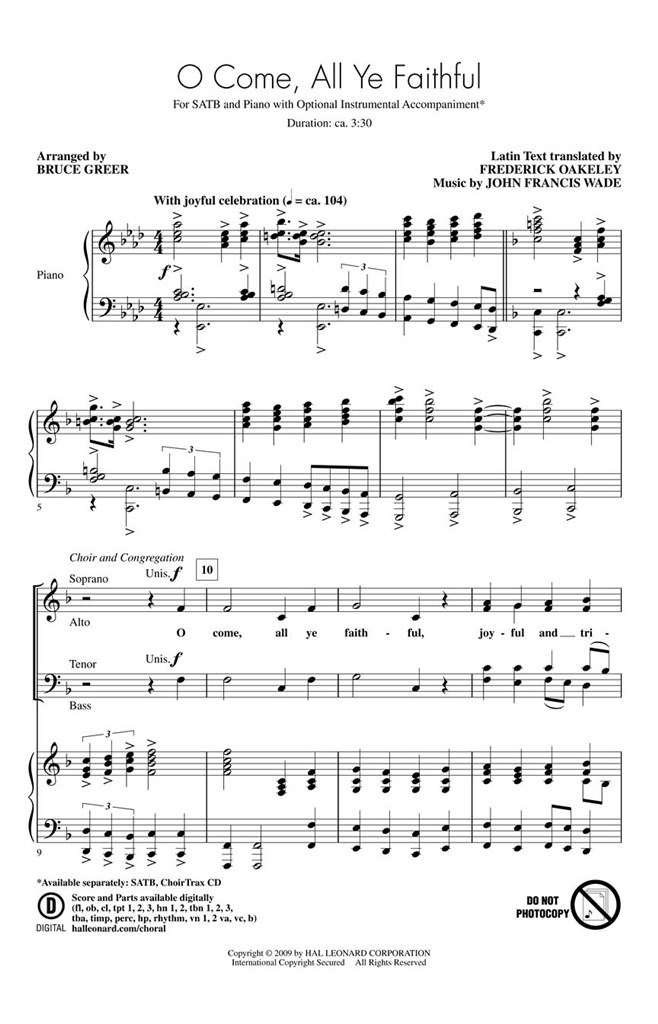 O Come, All Ye Faithful