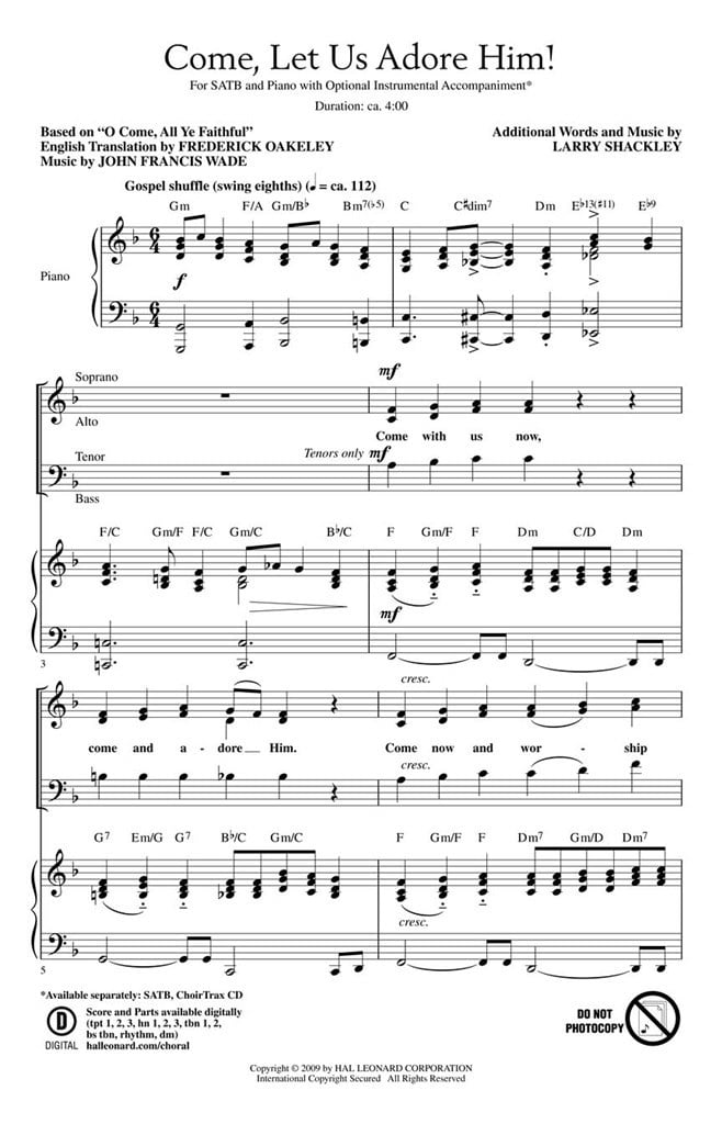Come, Let Us Adore Him!