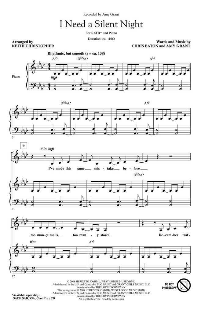 I Need a Silent Night