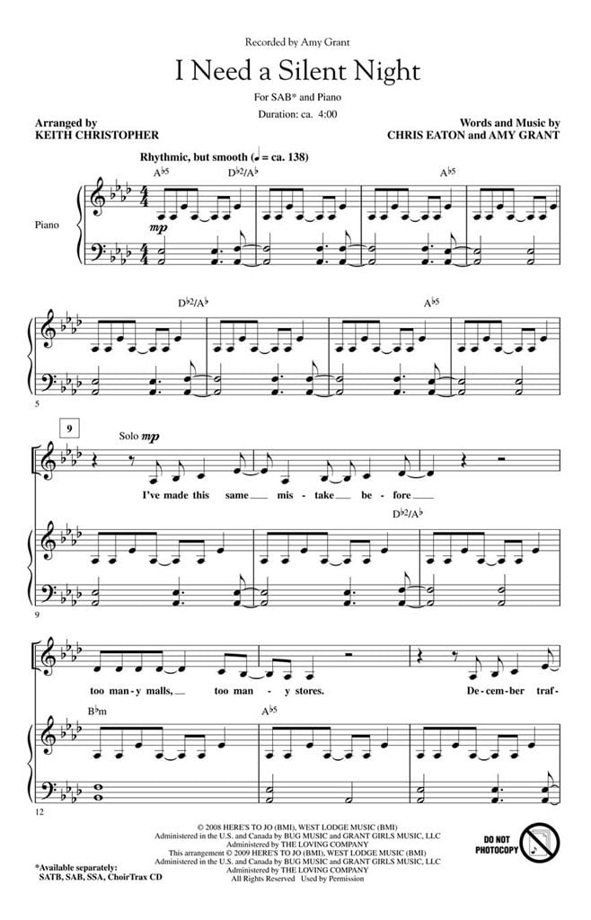 I Need a Silent Night