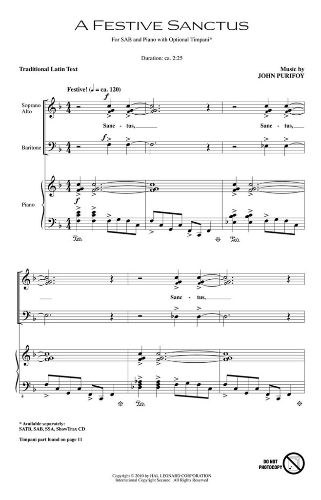 A Festive Sanctus