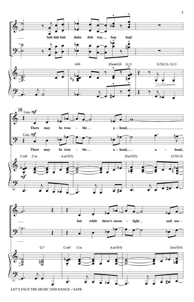 Let's Face the Music and Dance