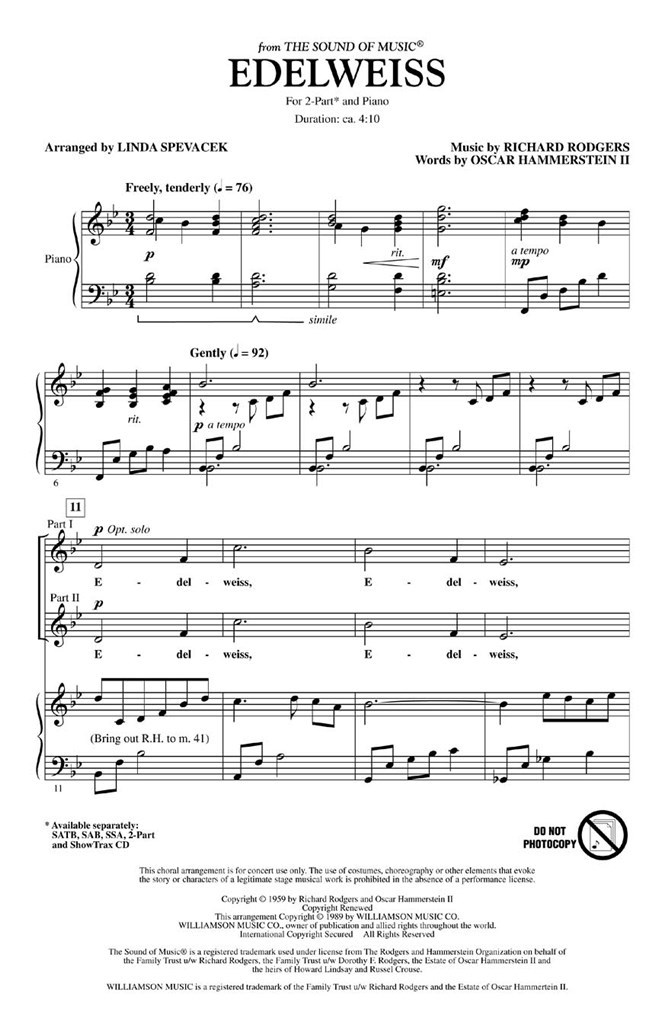 Edelweiss (from the Sound of Music)