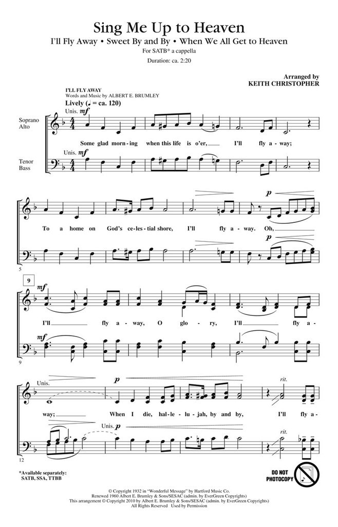 Sing Me Up to Heaven