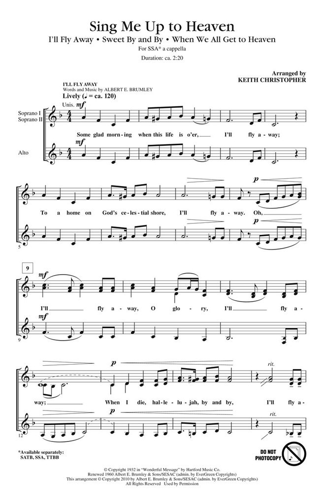 Sing Me Up to Heaven