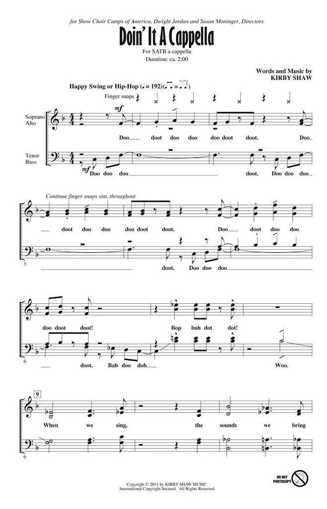Doin' It A Cappella