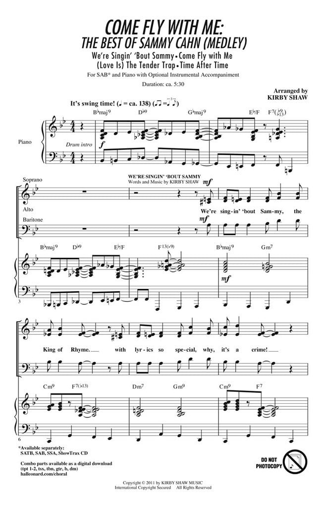 Come Fly with Me: The Best of Sammy Cahn