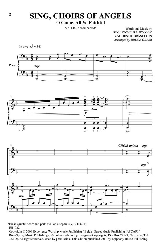 Sing Choirs Of Angels