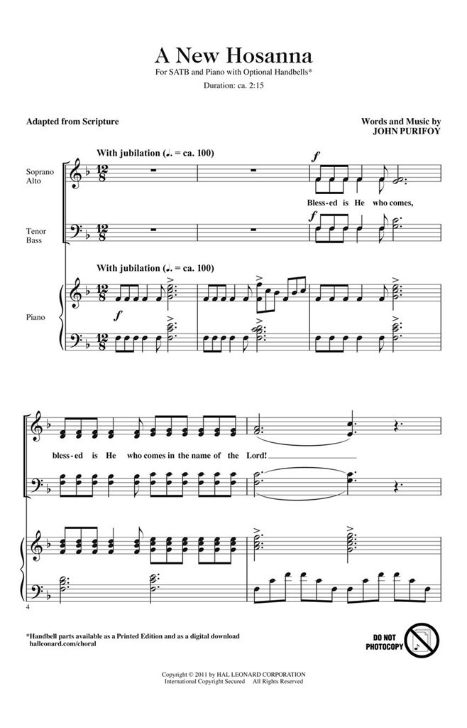 A New Hosanna