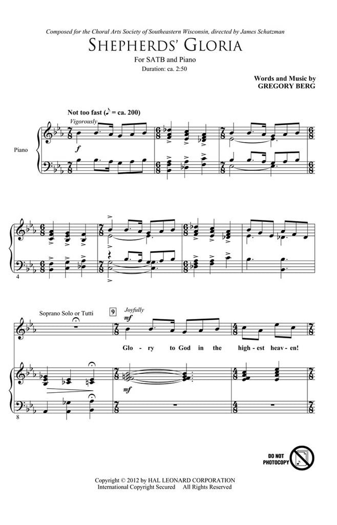Shepherd's Gloria