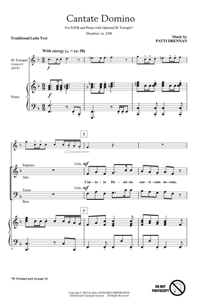 Cantate Domino