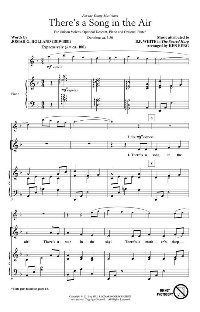 There's a Song in the Air