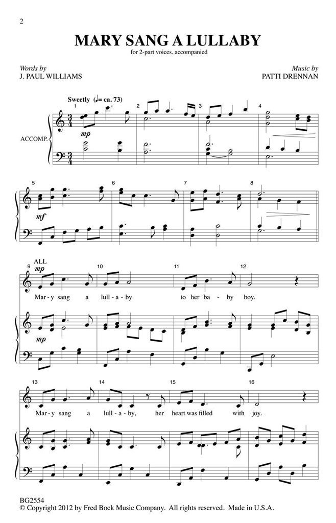 Mary Ng A Lullaby