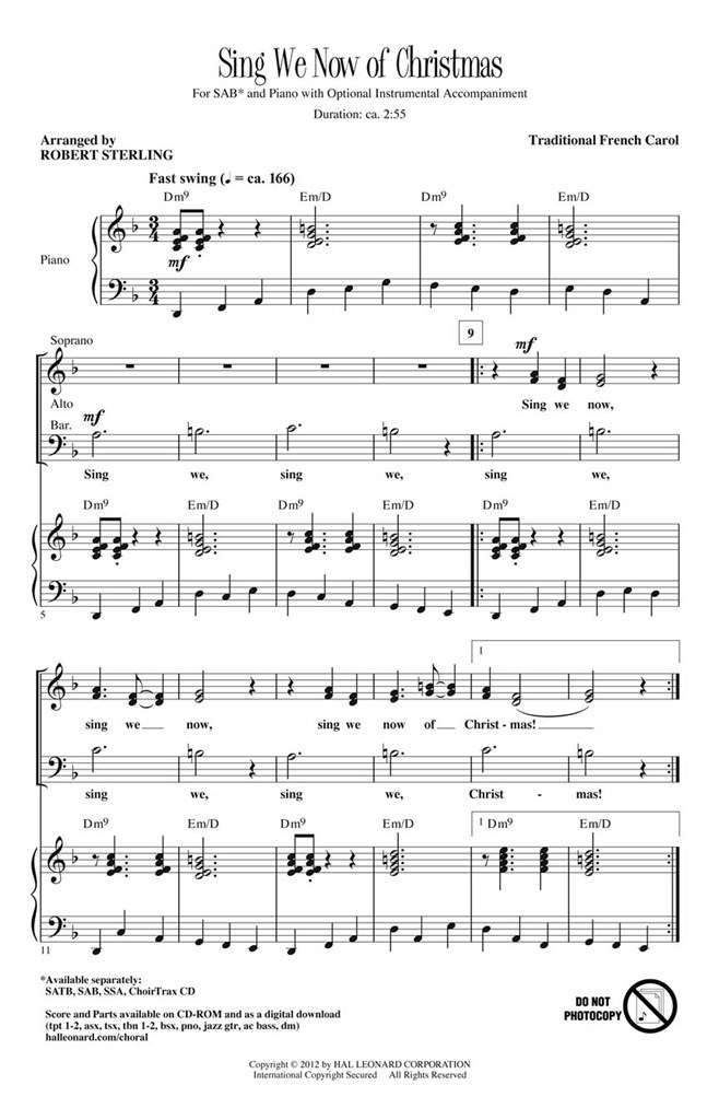 Sing We Now of Christmas