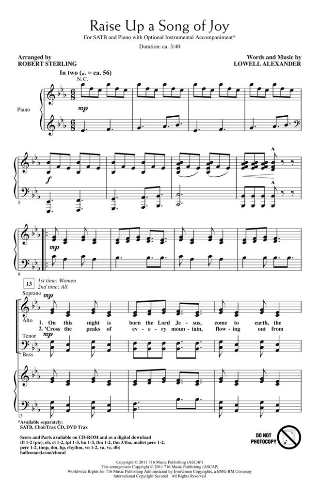 Raise Up a Song of Joy