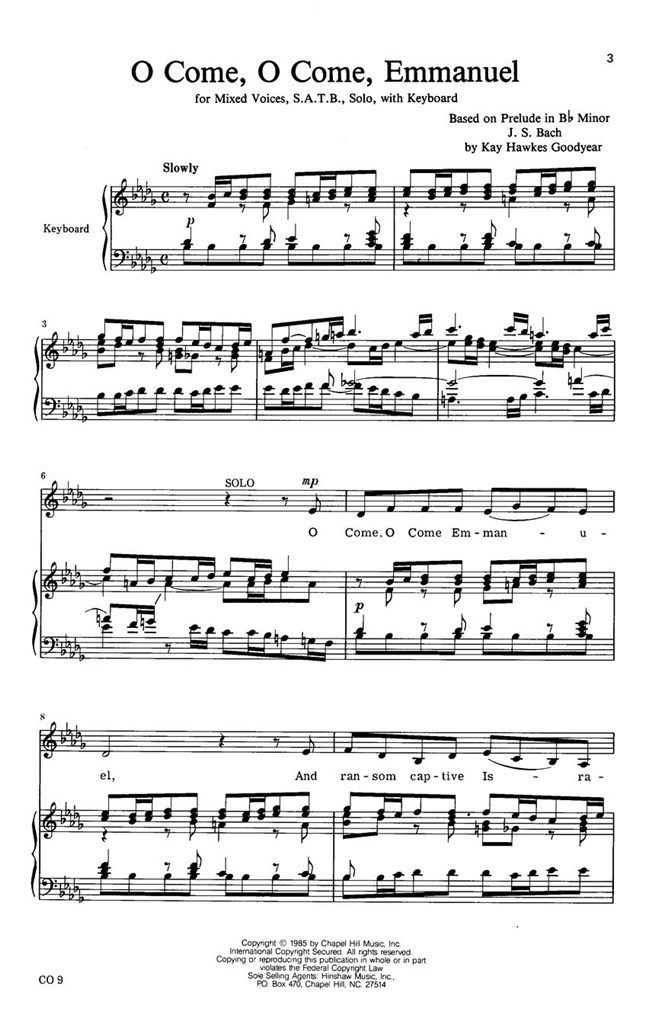 O Come, O Come, Emmanuel