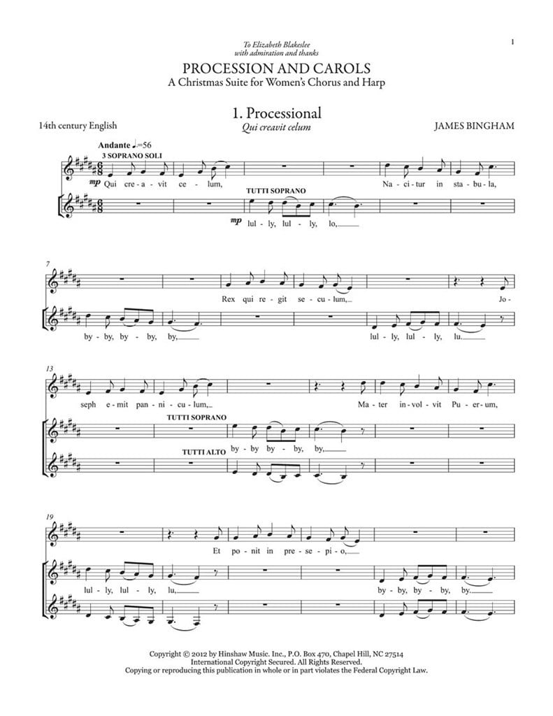 Procession And Carols