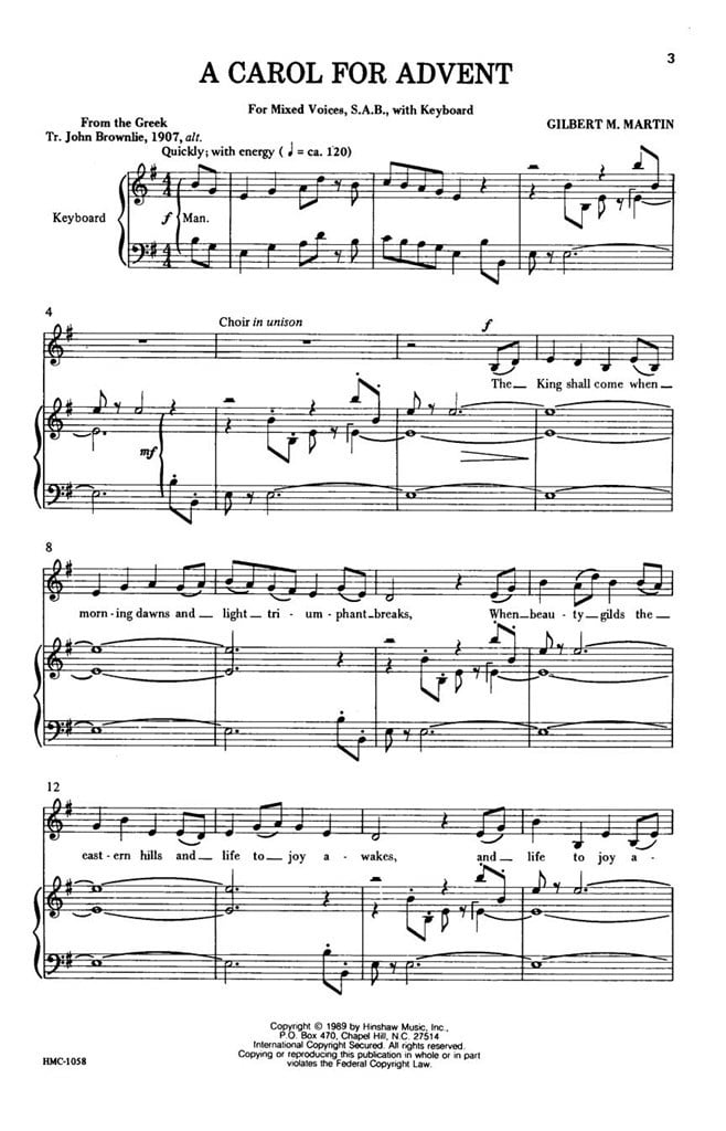 A Carol For Advent