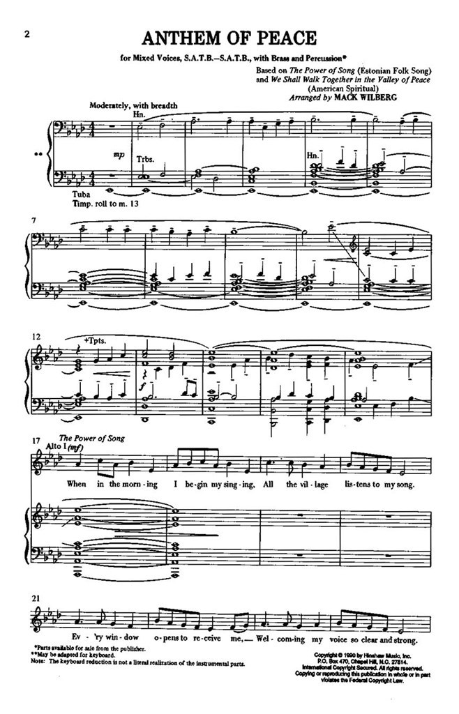 Anthem Of Peace