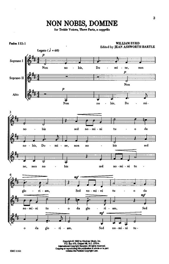 Non Nobis Domine