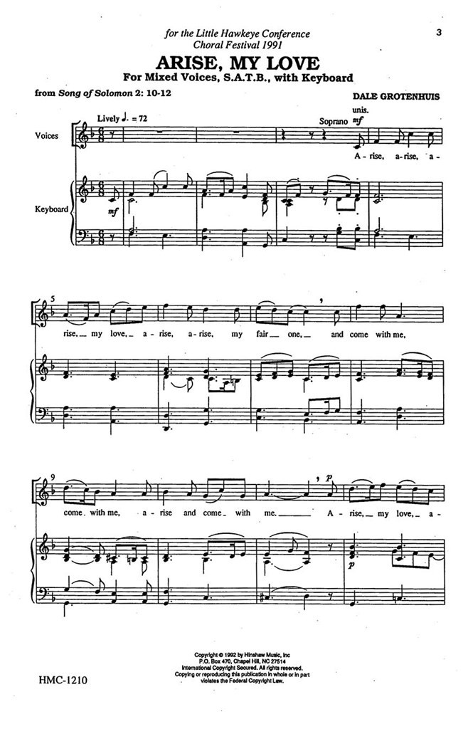 Arise My Love