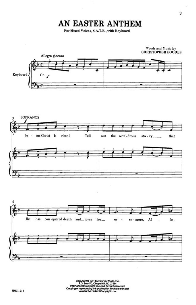 An Easter Anthem
