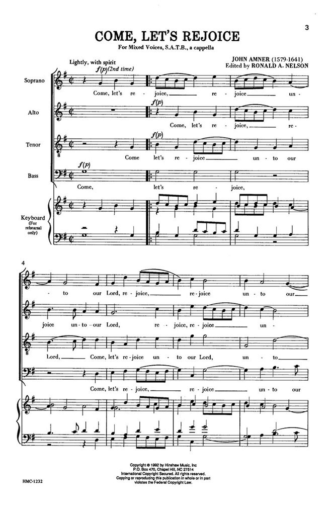 Come, Let's Rejoice