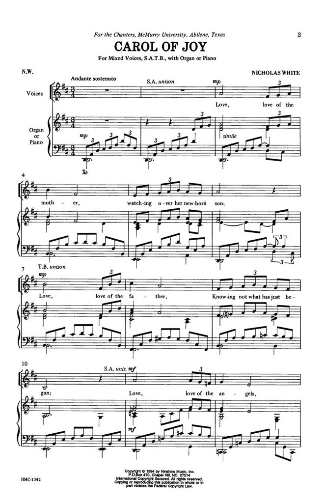 Carol Of Joy