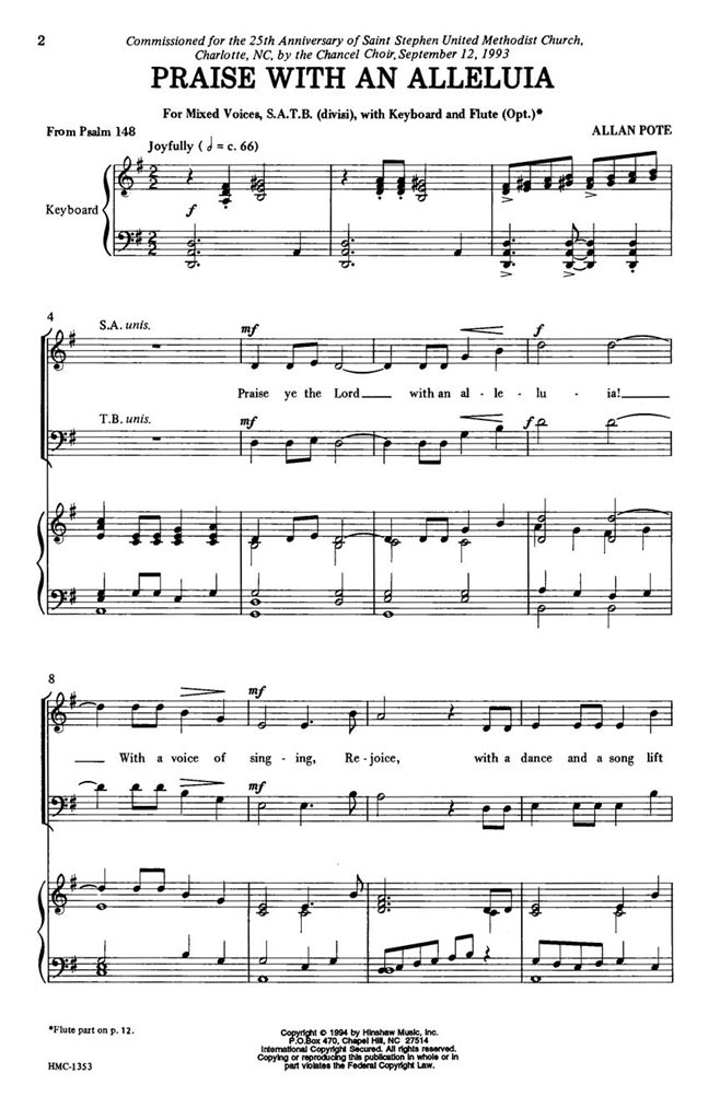 Praise With An Alleluia