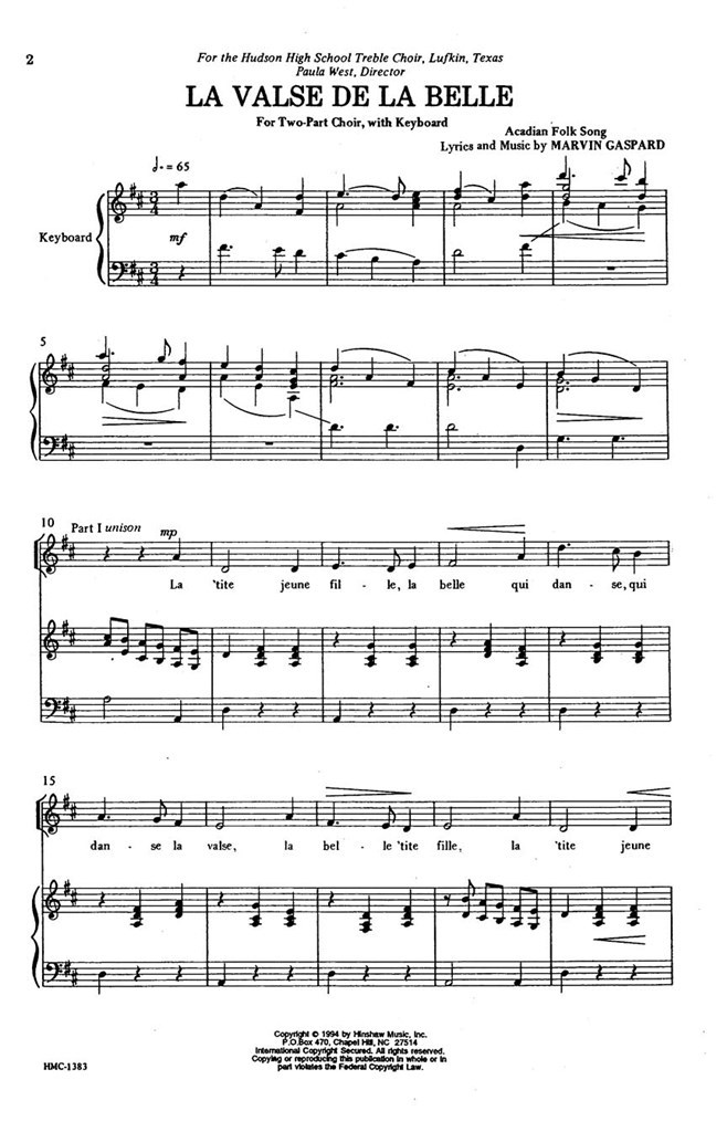 La Valse De La Belle