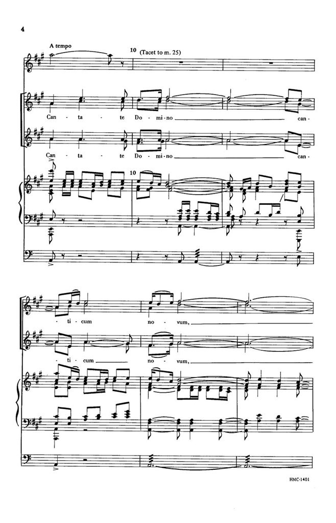 Cantate Domino