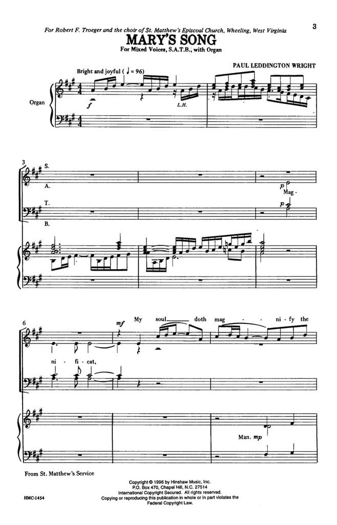 Mary's Song