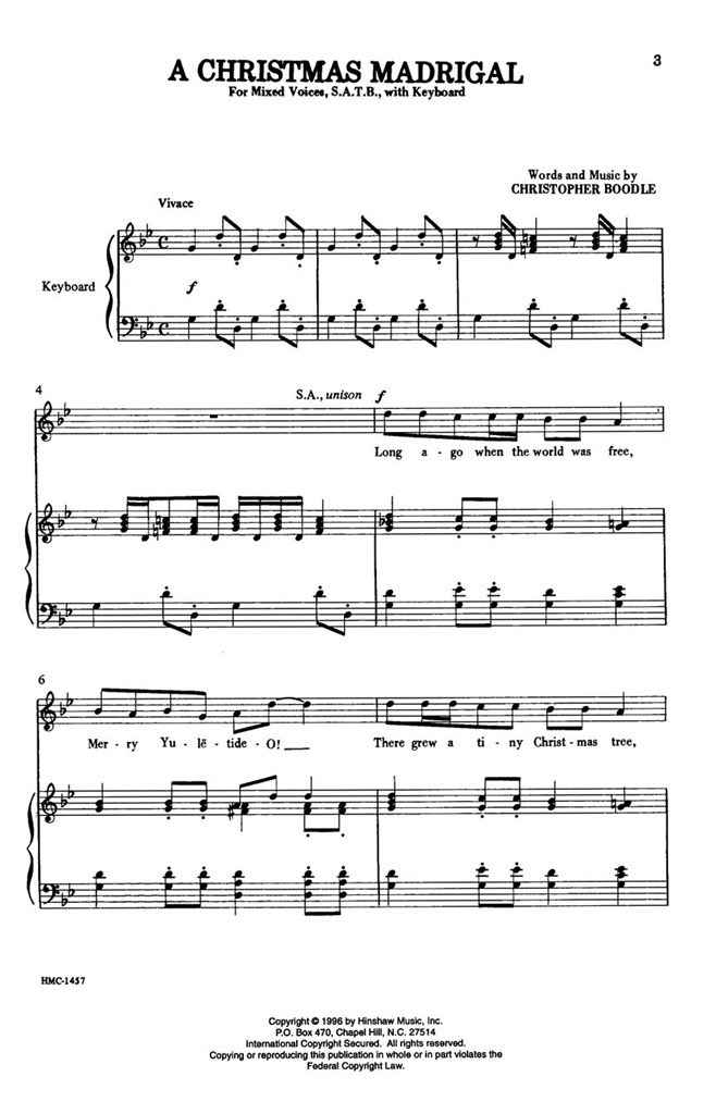 A Christmas Madrigal