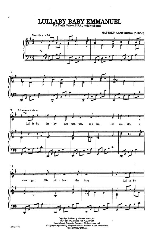 Lullaby Baby Emmanuel