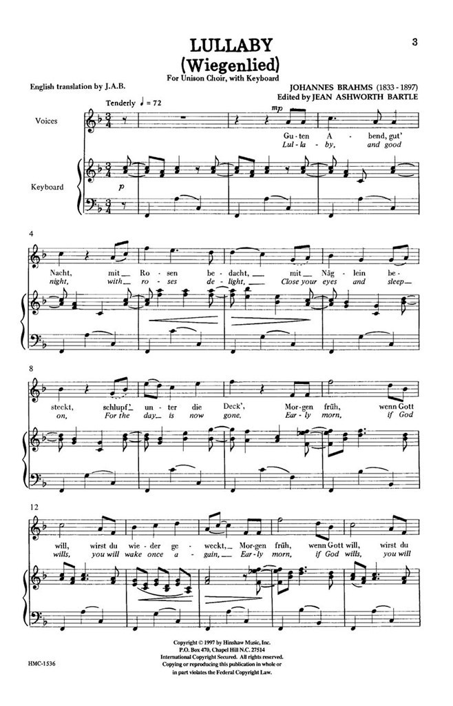 Lullaby (Wiegenlied)