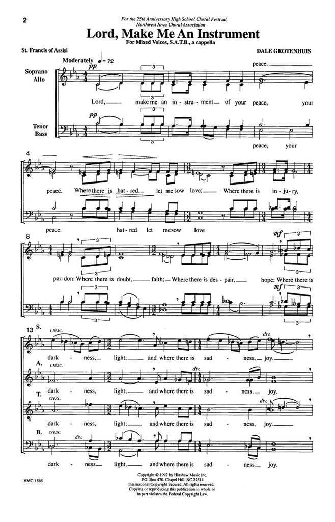 Lord, Make Me An Instrument