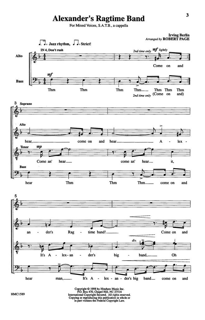 Alexander's Ragtime Band