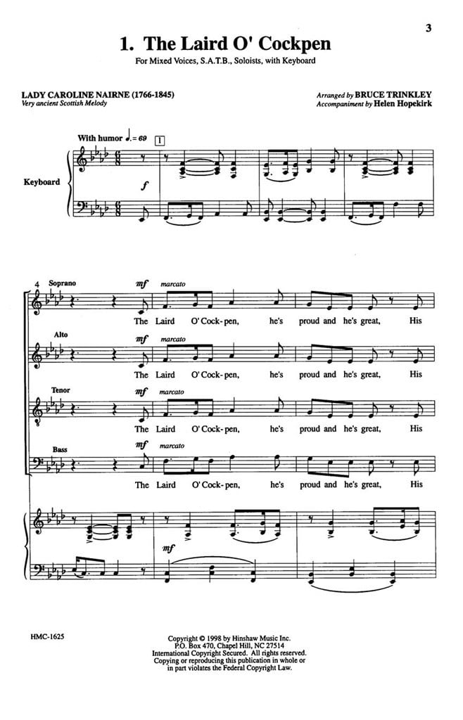 Three Scottish Love Songs