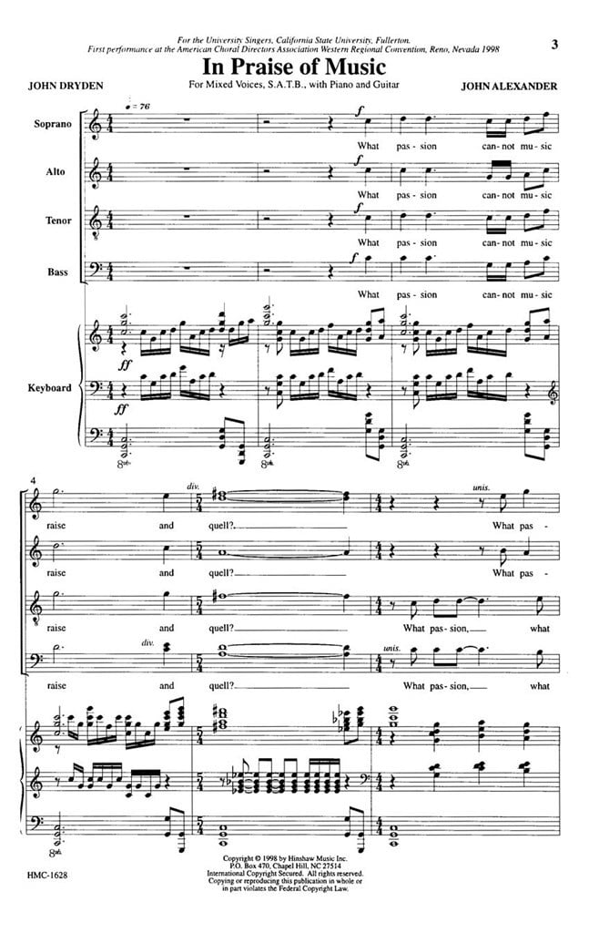 In Praise Of Music