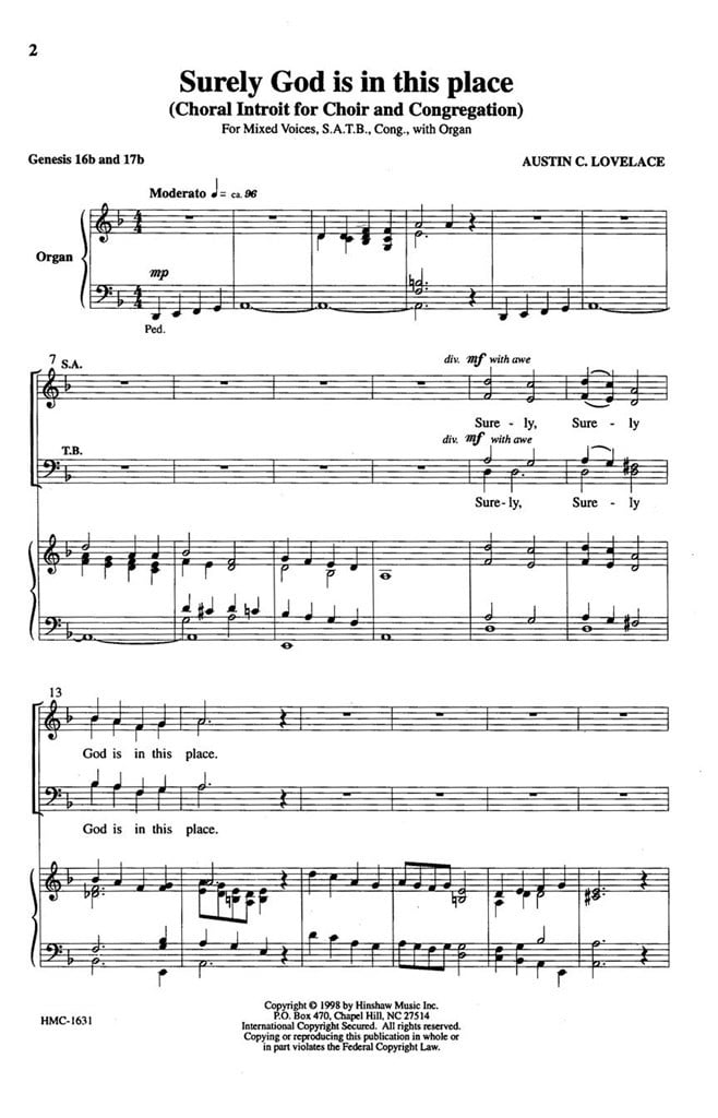 Introit And Blessing