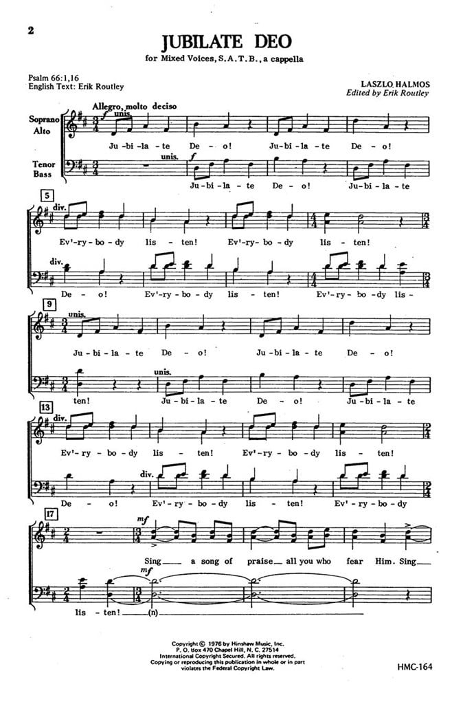 Jubilate Deo