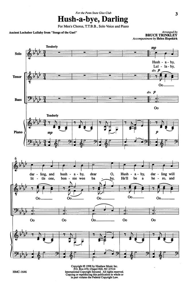 Hush-A-Bye, Darling