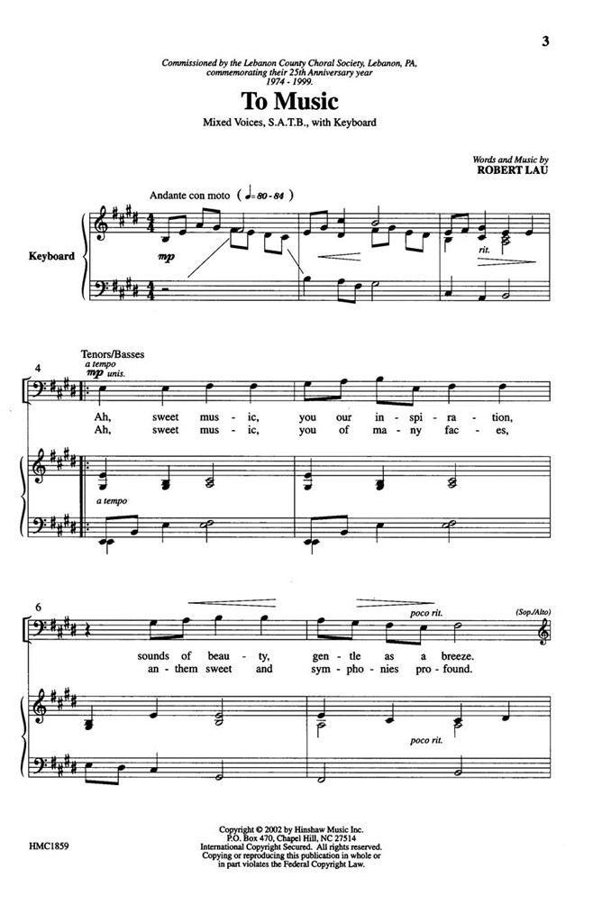To Music