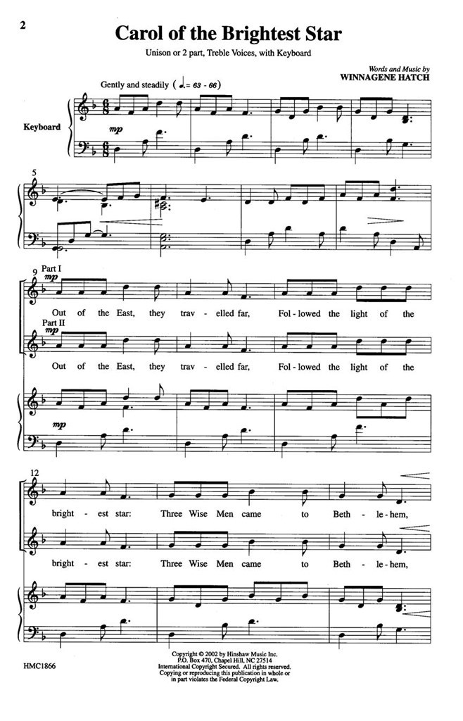 Carol Of The Brightest Star