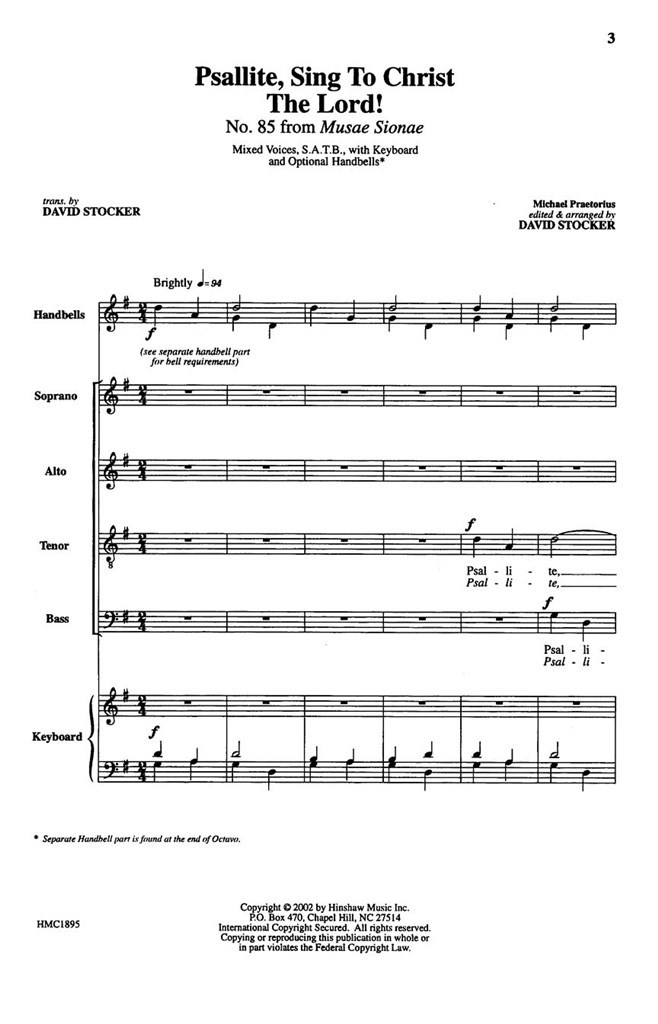 Psallite, Sing To Christ The Lord