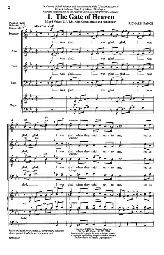 Songs Of Celebration