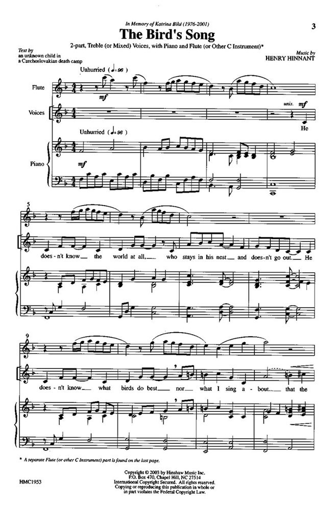 The Bird's Song