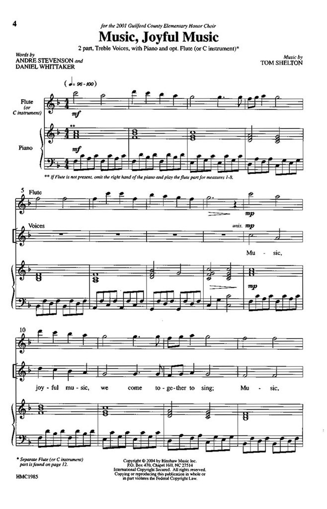Music, Joyful Music