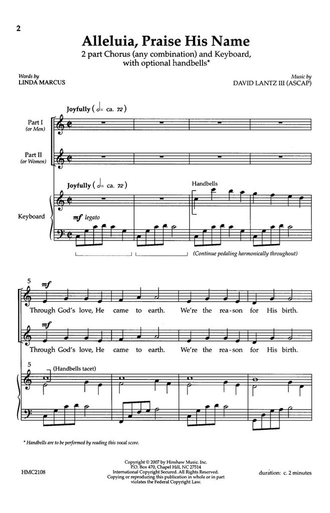 Alleluia, Praise His Name