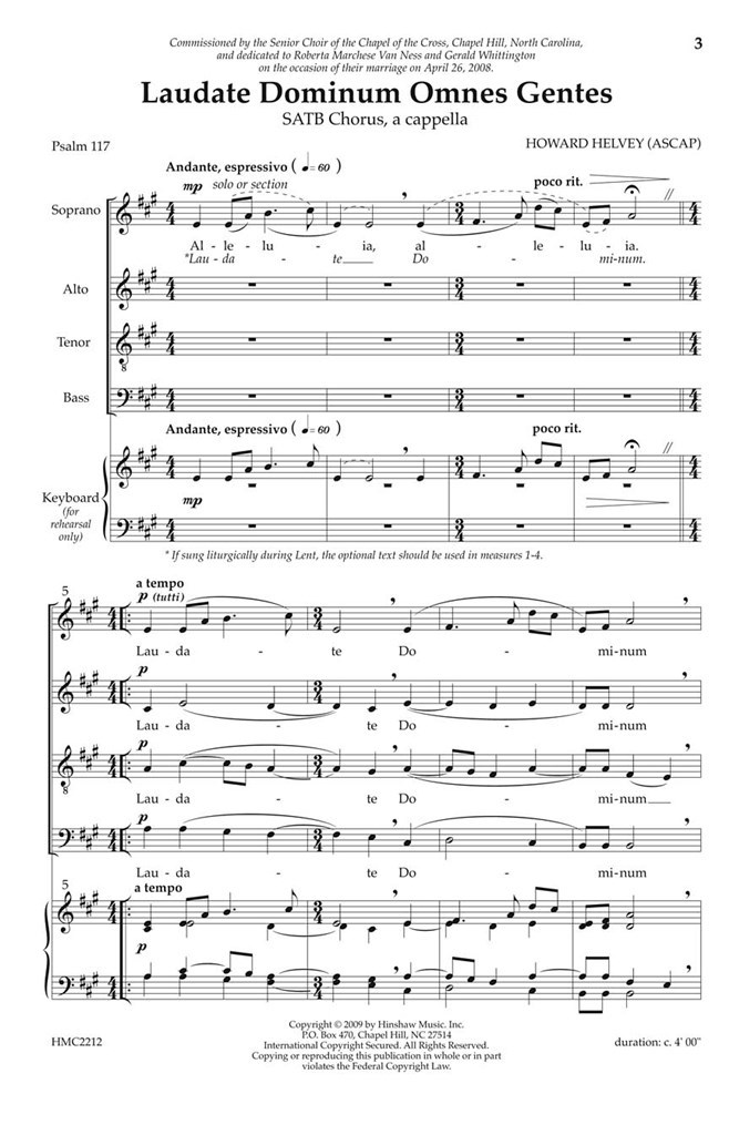 Laudate Dominum Omnes Gentes